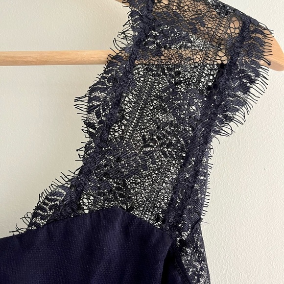 Comptoir des Cotonniers Dark Blue Dress - Picture 4 of 5